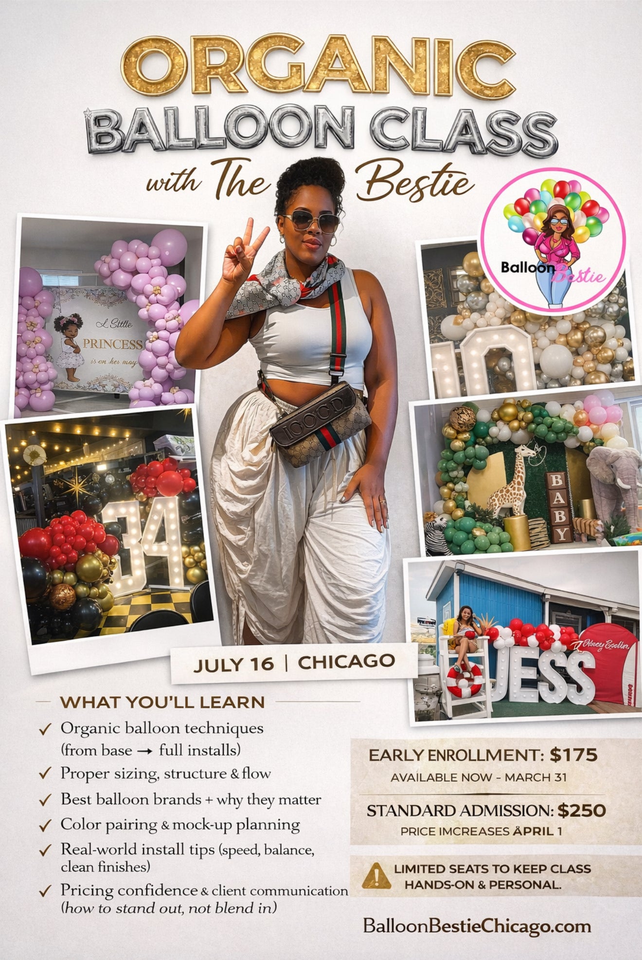 Organic Balloons Class w/ The BalloonBestie