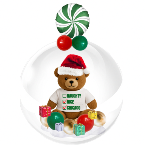 Chicago Holiday Balloon Bear “NNC”